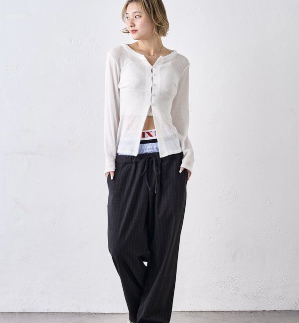  「【新色追加】Six M/シックスエム トリプルレイヤードパンツ」|チノ|