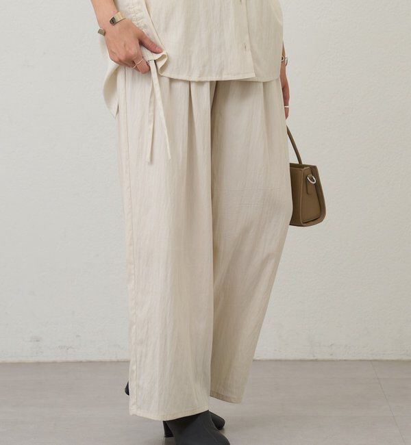  「【26SS予約】3タックイージーパンツ」|チノ|