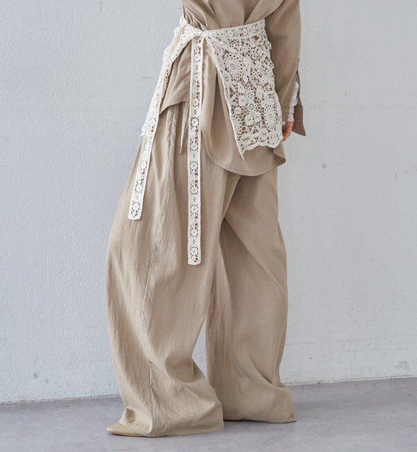  「【26SS予約】3タックイージーパンツ」|チノ|