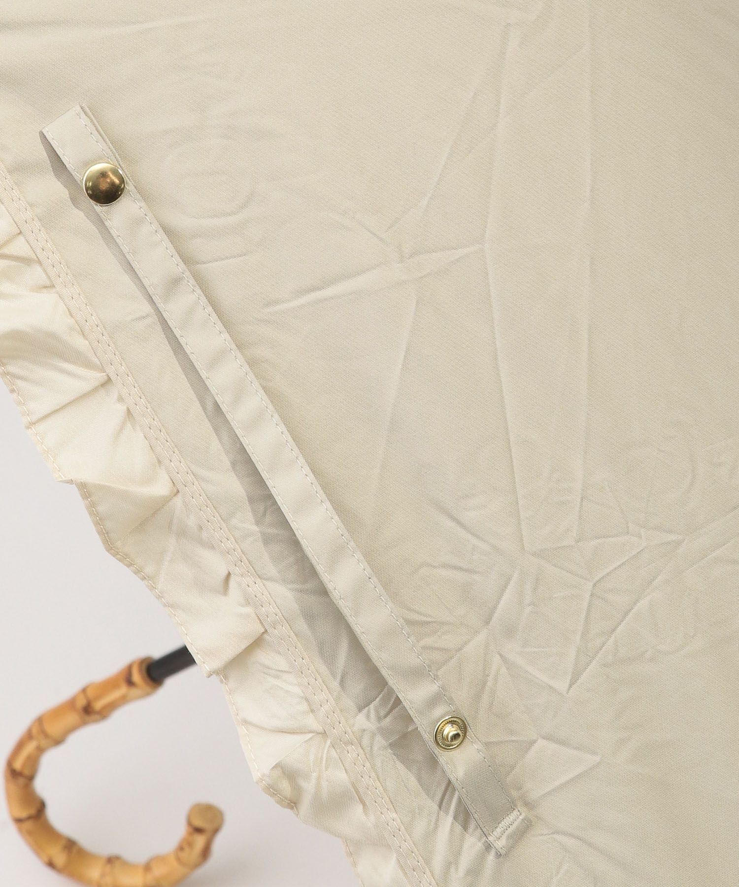 A part by 「【UVカット・遮光率99.99%以上、晴雨兼用】バンブーフリルオリタタミカサ」|傘|