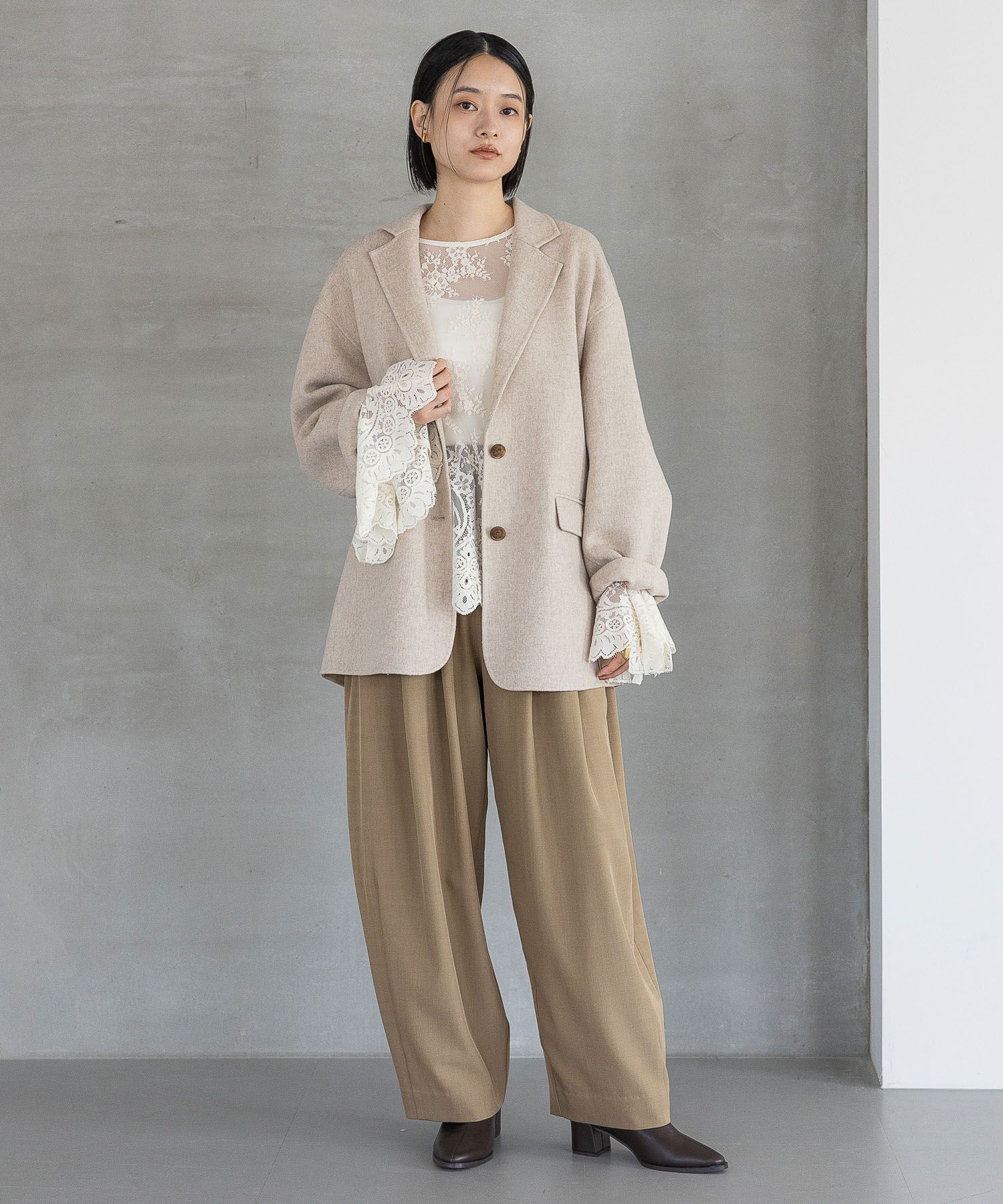 A part by 「スラックスコクーンボリュームパンツ」|スラックス|