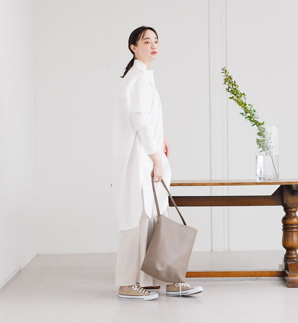 collex「タックフレアオックスワンピース」|ワンピース|ホワイト