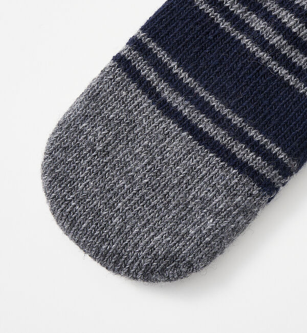 collex「【ecuvo,】別注　ボーダースリッポン　メンズ」|ソックス|