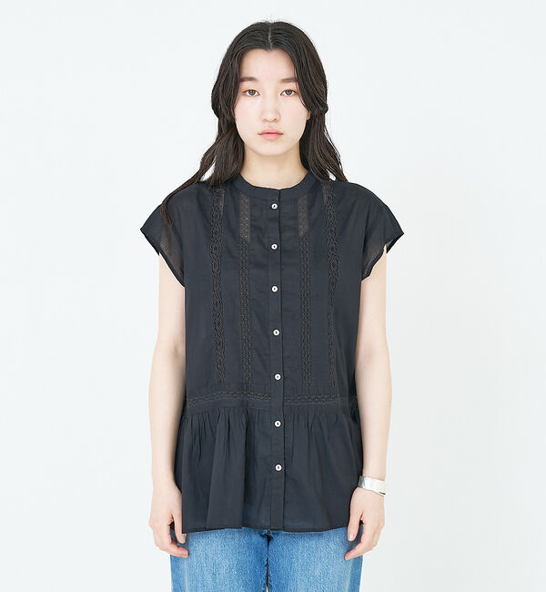 collex「コットンボイルレースブラウス」|シャツ・ブラウス|