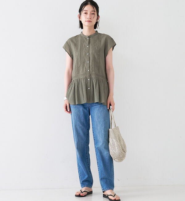 collex「コットンボイルレースブラウス」|シャツ・ブラウス|