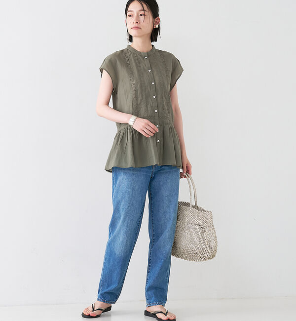 collex「コットンボイルレースブラウス」|シャツ・ブラウス|