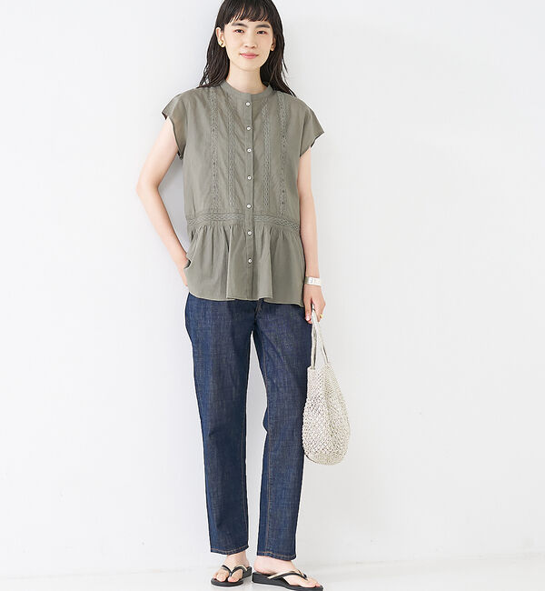 collex「コットンボイルレースブラウス」|シャツ・ブラウス|