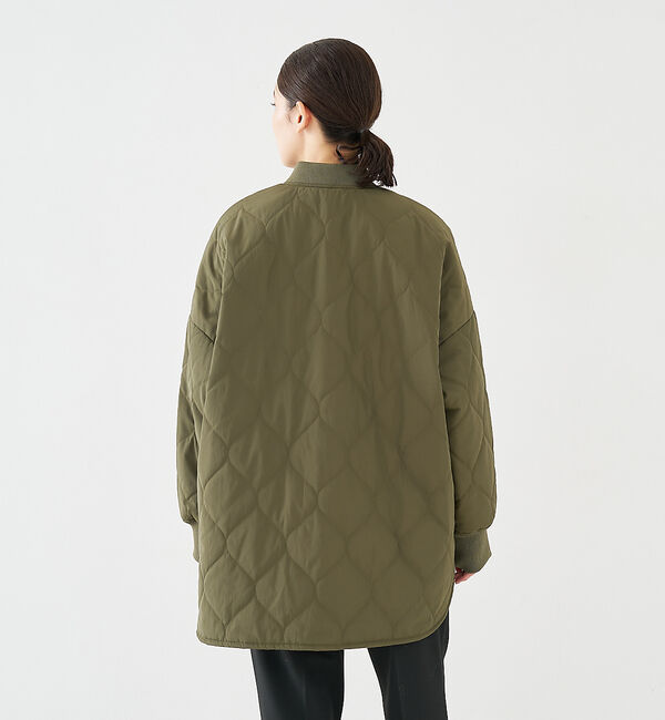 collex「【WEB限定】シャドーリップストップキルトブルゾン」|ダウン|