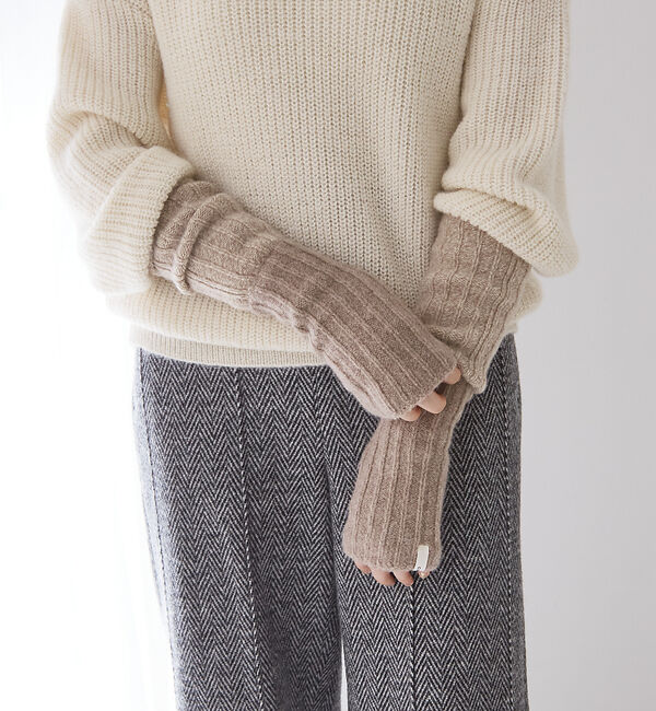 collex「メリノウール アルパカ 2WAY フィンガーレスグローブ 手袋」|手袋|