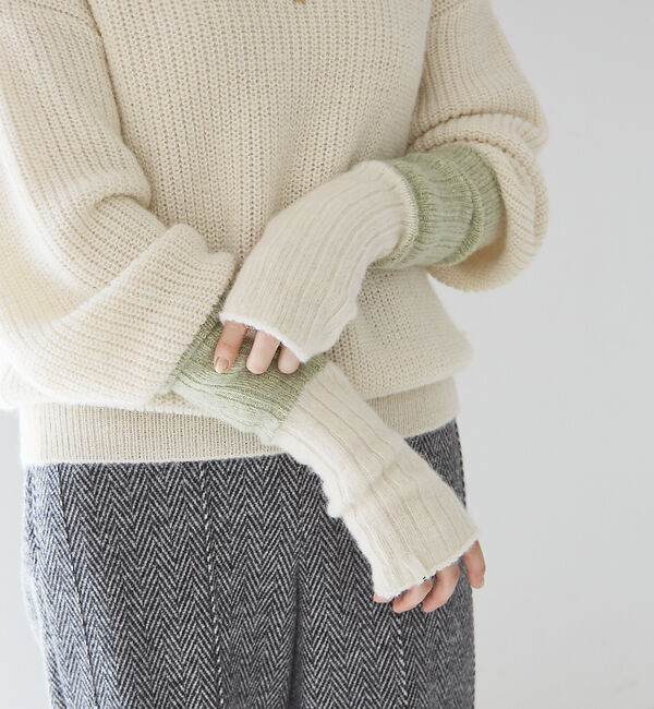 collex「メリノウール アルパカ 2WAY フィンガーレスグローブ 手袋」|手袋|