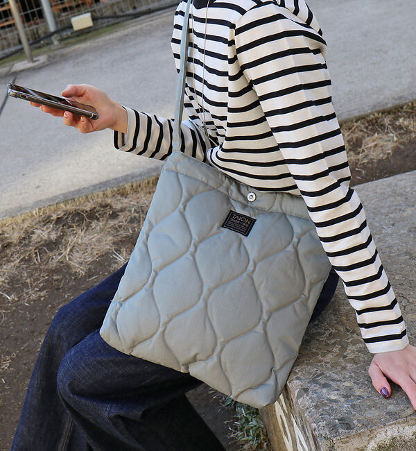 collex「【WEB限定】【TAION】ミリタリー クロスボディダウンバッグM」|ショルダー・メッセンジャー|グリーン系その他1