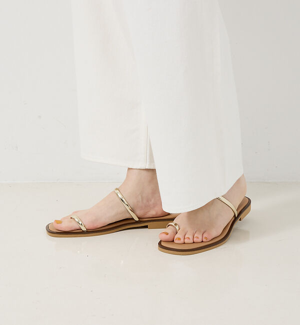 collex「【NICOLAS LAINAS/ニコラスライナス】フラットサンダル」|サンダル|