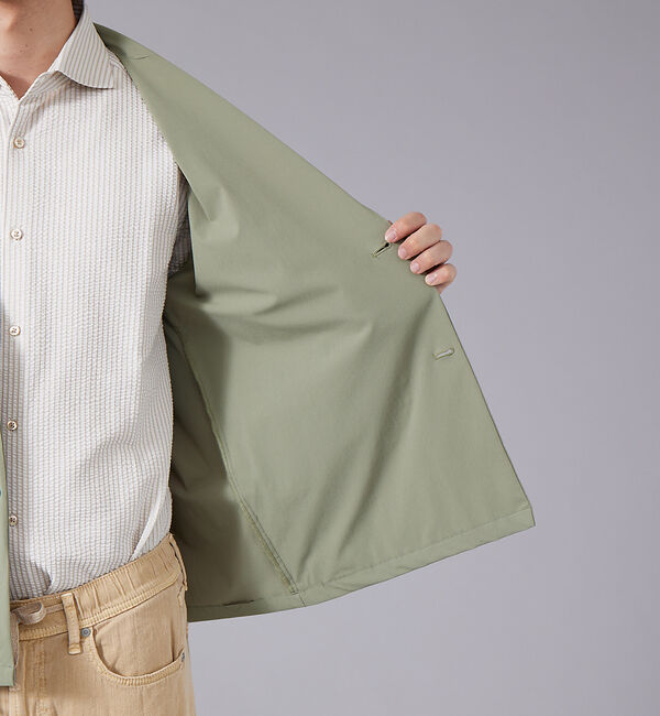 ABAHOUSE「【セットアップ対応】接触冷感＆4WAYストレッチ ナイロン イージージャケット」|その他|
