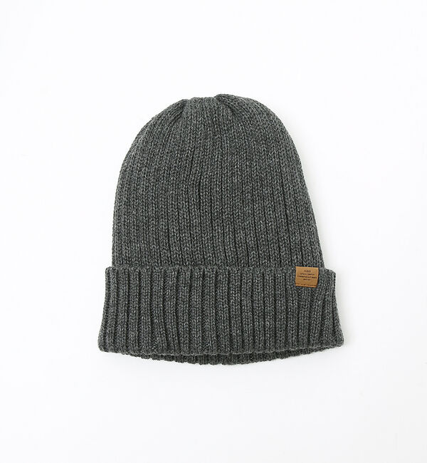 ABAHOUSE「【RUBEN/ルーベン】RIB BORE WATCH/リブ編みワッチキャップ」|その他|グレー
