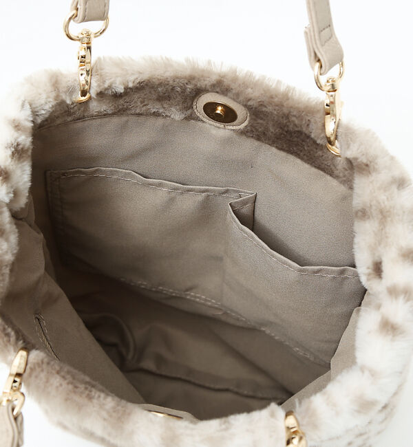 ABAHOUSE「【mieux un】アクリルファートートバッグ」|トートバッグ|