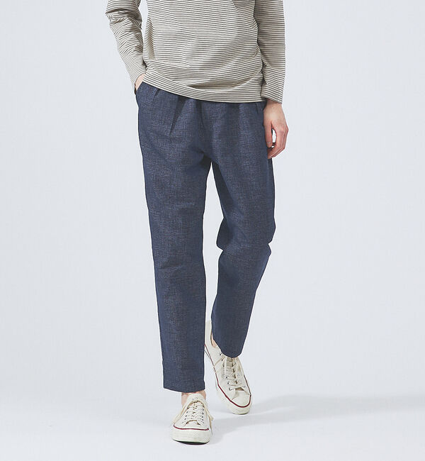 ABAHOUSE「【尾州】2タック バックミックス デニム」|デニム|インディゴ