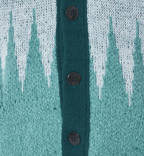 ABAHOUSE「【ネイティブ柄】オーガニックコットン カーディガン」|カーディガン|