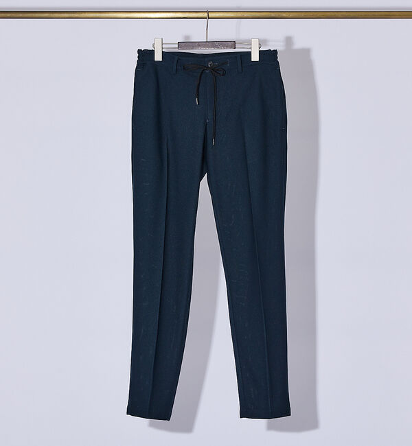 ABAHOUSE「【セットアップ対応】トリコット メッシュパンツ / サマースラックス」|その他|ダークネイビー