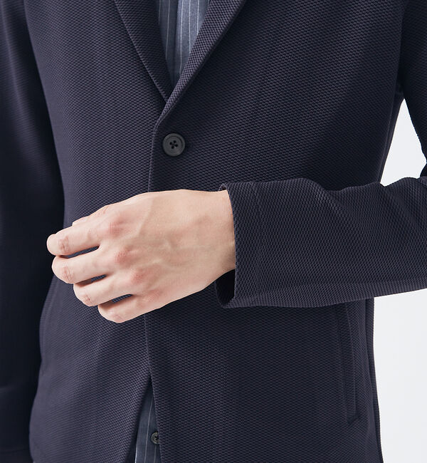 ABAHOUSE「ハニカムストレッチ ショールカラー ブルゾン」|その他|