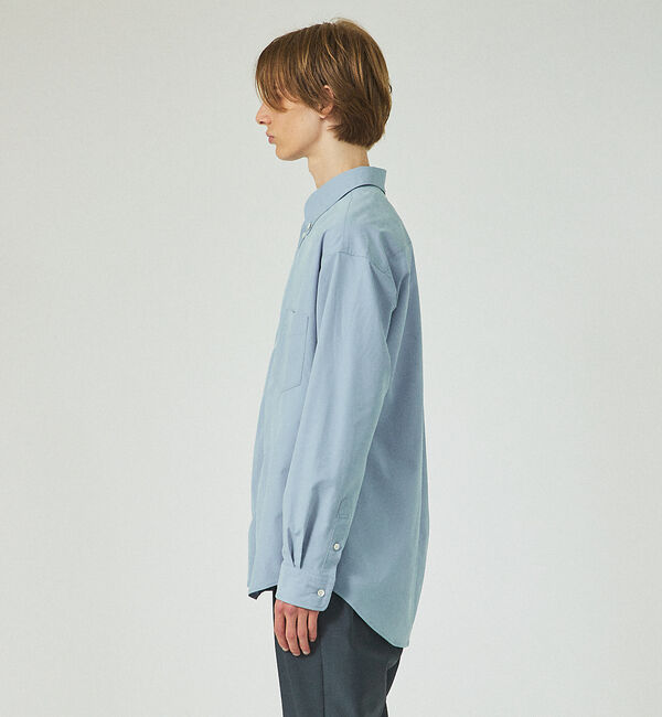 ABAHOUSE「【パウダータッチ】 ボタンダウンシャツ」|シャツ・ブラウス|