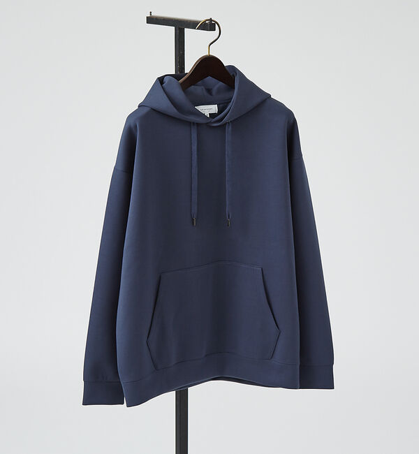 ABAHOUSE「【インバーテッドプリーツ】 ダンボールニットパーカー / プルオーバーパーカー」|パーカー|