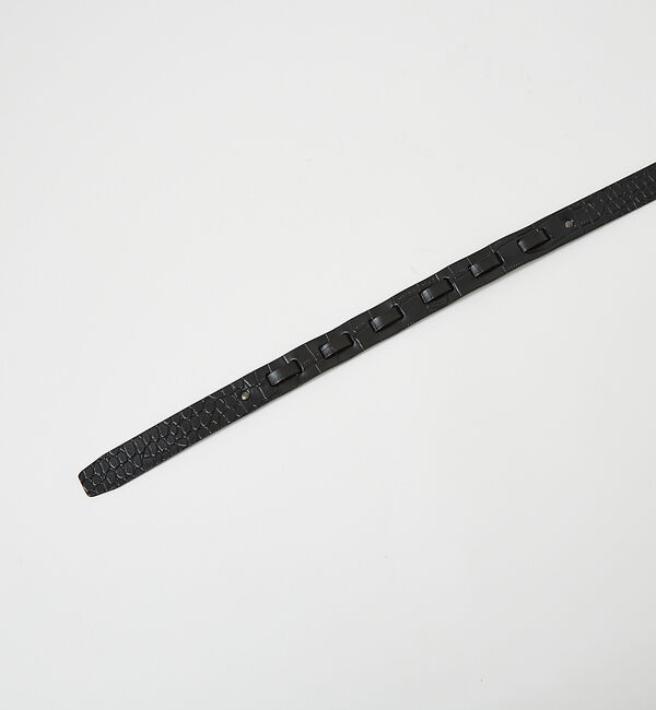 ABAHOUSE「Leather Hook Belt /ピックベルト/ユニセックス」|ベルト|