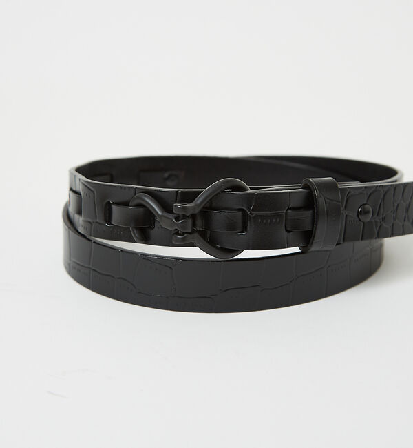 ABAHOUSE「Leather Hook Belt /ピックベルト/ユニセックス」|ベルト|