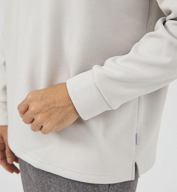 ABAHOUSE「【ふわふわ・もちもち】裏シャギー モックネック プルオーバー」|スウェット・ジャージ|