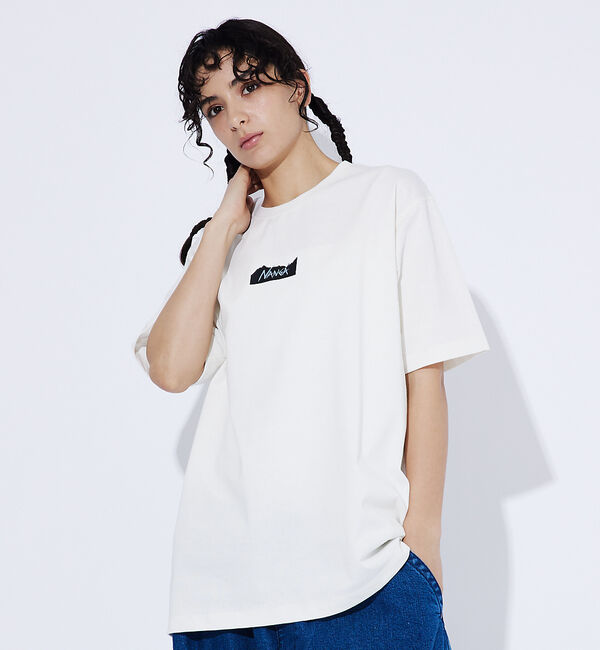 ABAHOUSE「【NANGA/ナンガ】ECO HYBRID MT LOGOT/フロントBOXロゴ」|Tシャツ・カットソー|