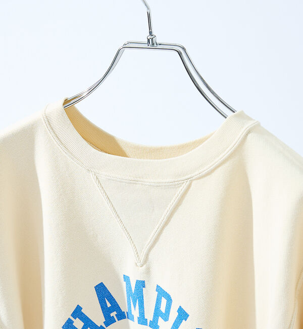 ABAHOUSE「【Champion】リバースウィーブ(R)ショートスリーブスウェットシャツ /」|Tシャツ・カットソー|