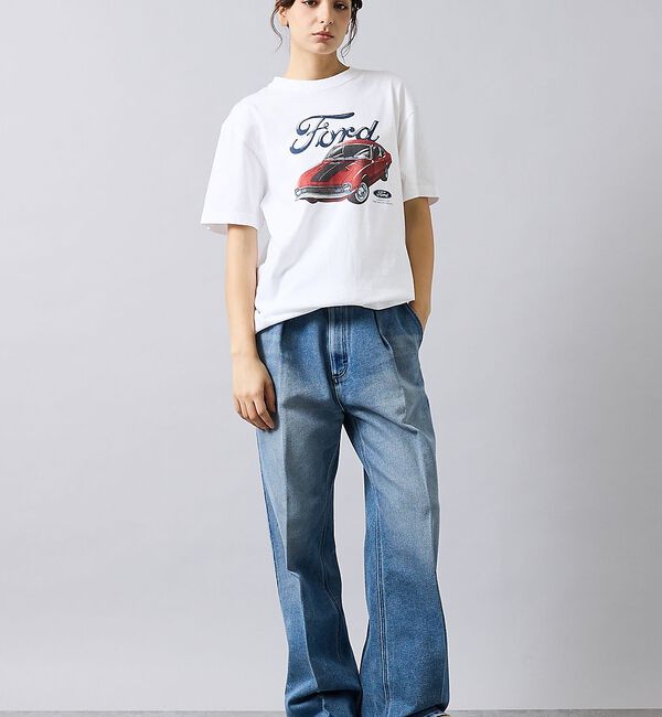ABAHOUSE「【GOOD ROCK SPEED / グッドロックスピード】FORD ロゴプリン」|Tシャツ・カットソー|