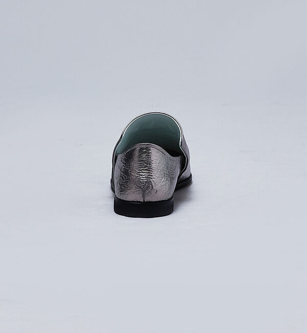 alfredoBANNISTER「ホイル ソフトレザー ドレープ フラットシューズ」|その他|