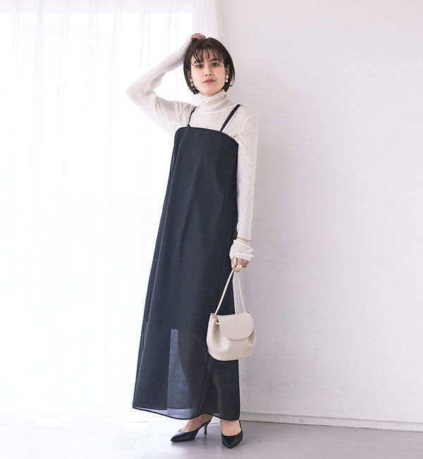 Rouge vif「【BELLE ROBE】シアーリボンワンピース」|ワンピース|