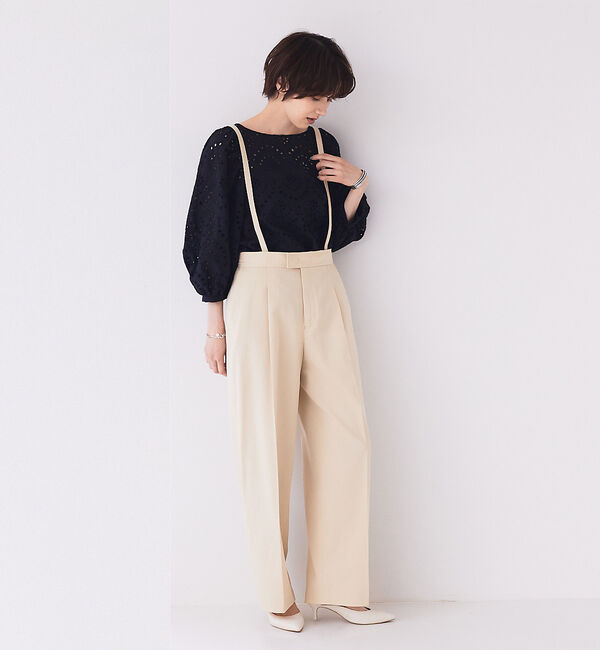 Rouge vif「コットンツィルサスペンダーパンツ」|オールインワン|