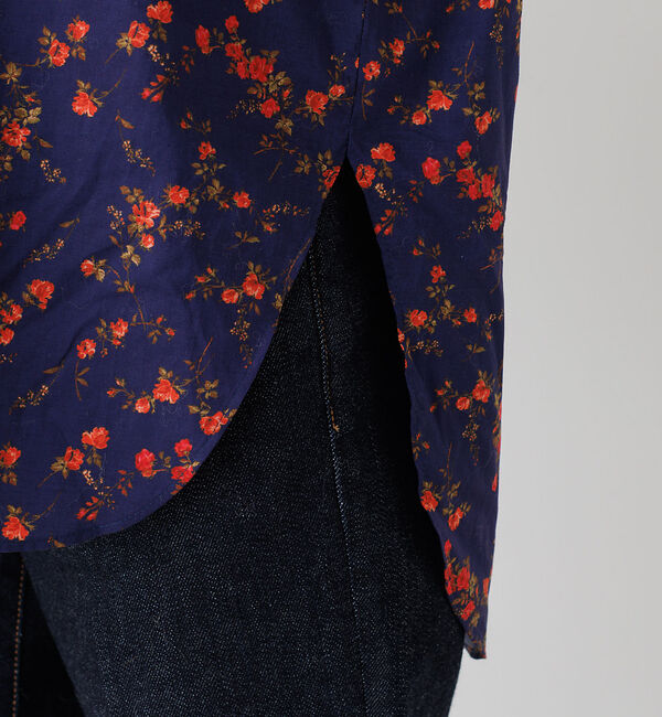 Rouge vif「フラワープリントフリルブラウス」|シャツ・ブラウス|