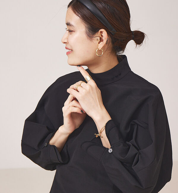 Rouge vif「COZUE ANZAI&times;Rouge vif コラボブラウス」|シャツ・ブラウス|ブラック