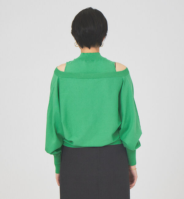 Rouge vif「Vネックプルオーバーニット」|ニット・セーター|