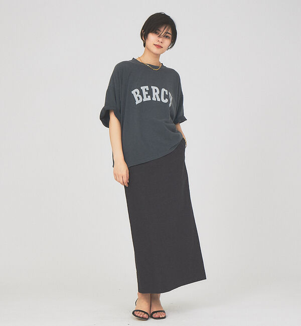 Rouge vif「【セットアップ対応】ヘリンボーンリネンスカート」|スカート|