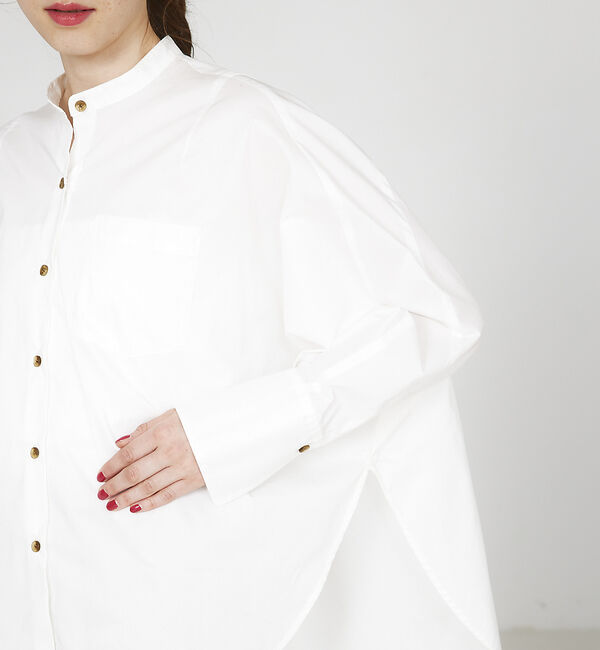 Rouge vif「ドレープ シャツ」|シャツ・ブラウス|