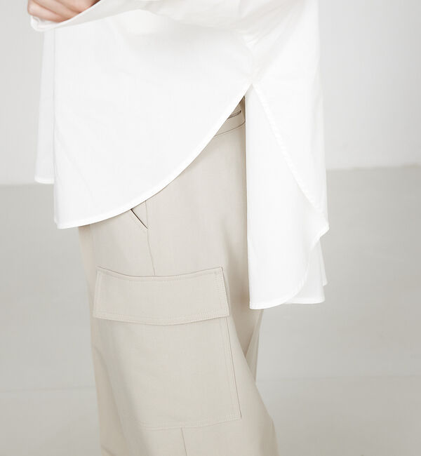 Rouge vif「ドレープ シャツ」|シャツ・ブラウス|