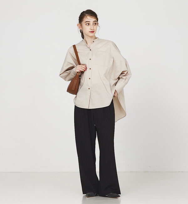 Rouge vif「ドレープ シャツ」|シャツ・ブラウス|