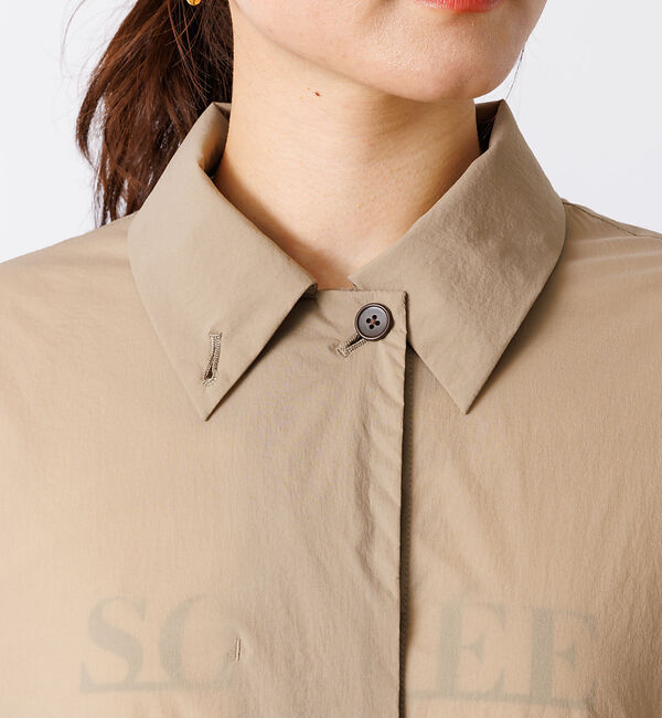 Rouge vif「撥水ナイロンライトコート」|ステンカラーコート|