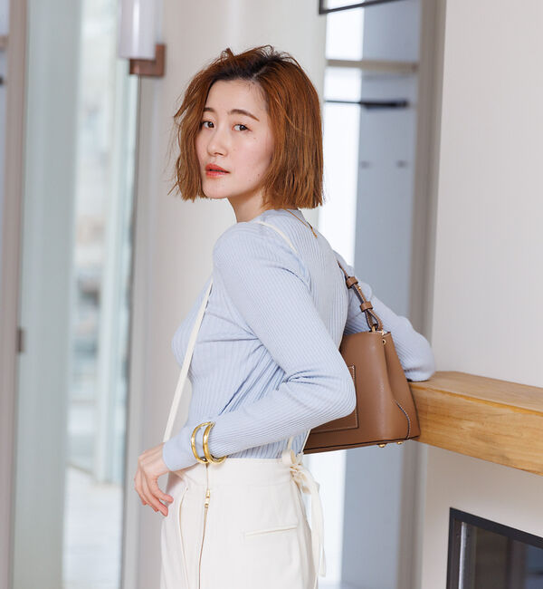 Rouge vif「ハイウエストサスペンダーワイドパンツ」|その他|