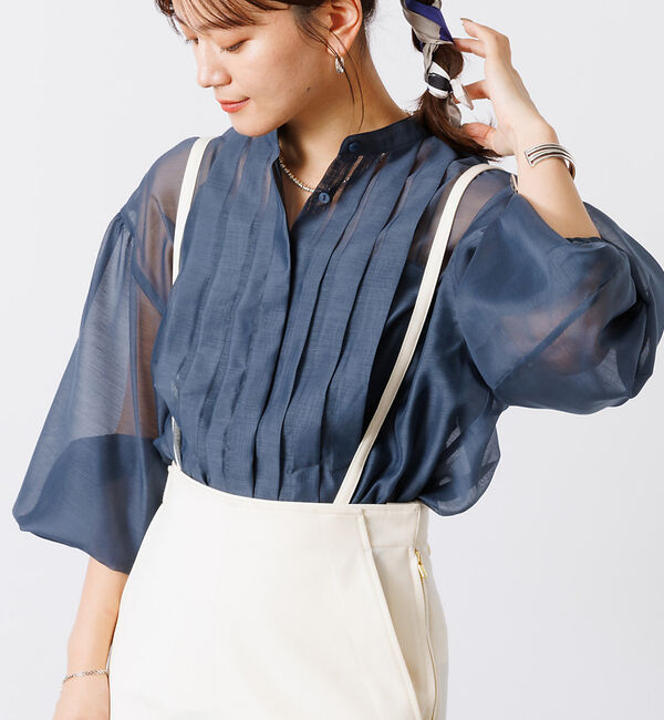 Rouge vif「ハイウエストサスペンダーワイドパンツ」|その他|