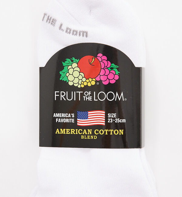 Rouge vif「【FRUIT OF THE LOOM】ソックス/靴下 3Pセット / 無地 /」|ソックス|