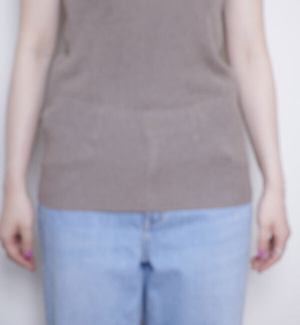 Rouge vif「シアーアメスリラメリブハイネック」|ニット・セーター|