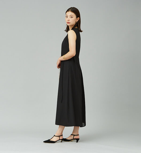 Rouge vif「ジョーゼットプリーツコンビワンピース」|ワンピース|