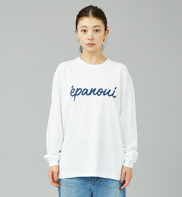 Rouge vif「筆記体ロゴプリントロンT」|Tシャツ・カットソー|