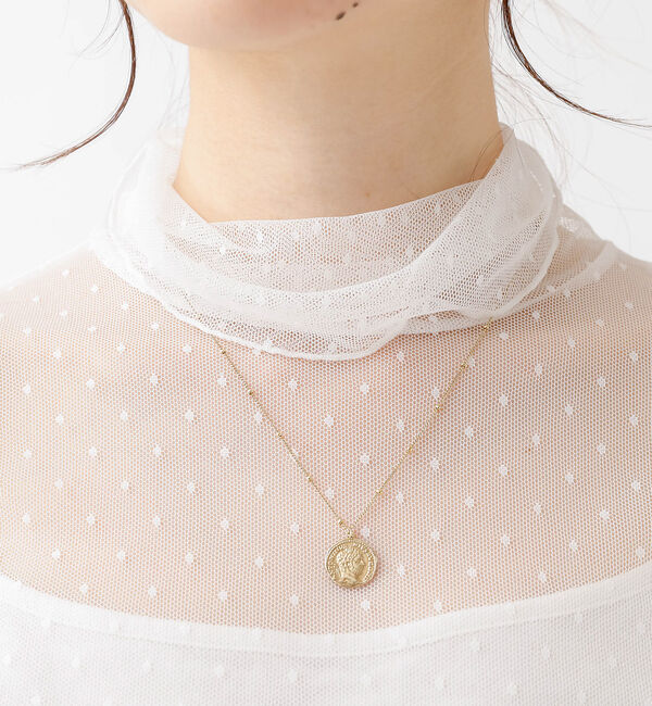 Rouge vif「ドットチュールシアータートル」|Tシャツ・カットソー|