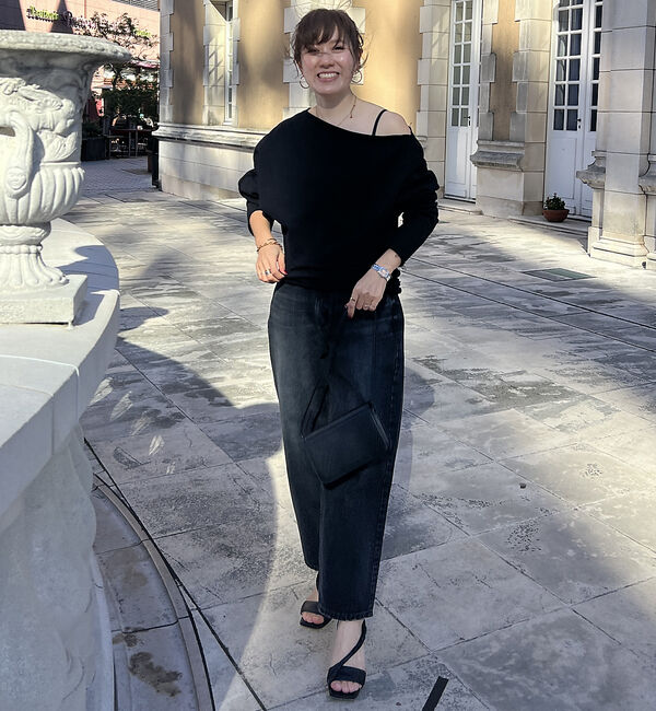 Rouge vif「オフショルスウェットプルオーバー」|スウェット・ジャージ|